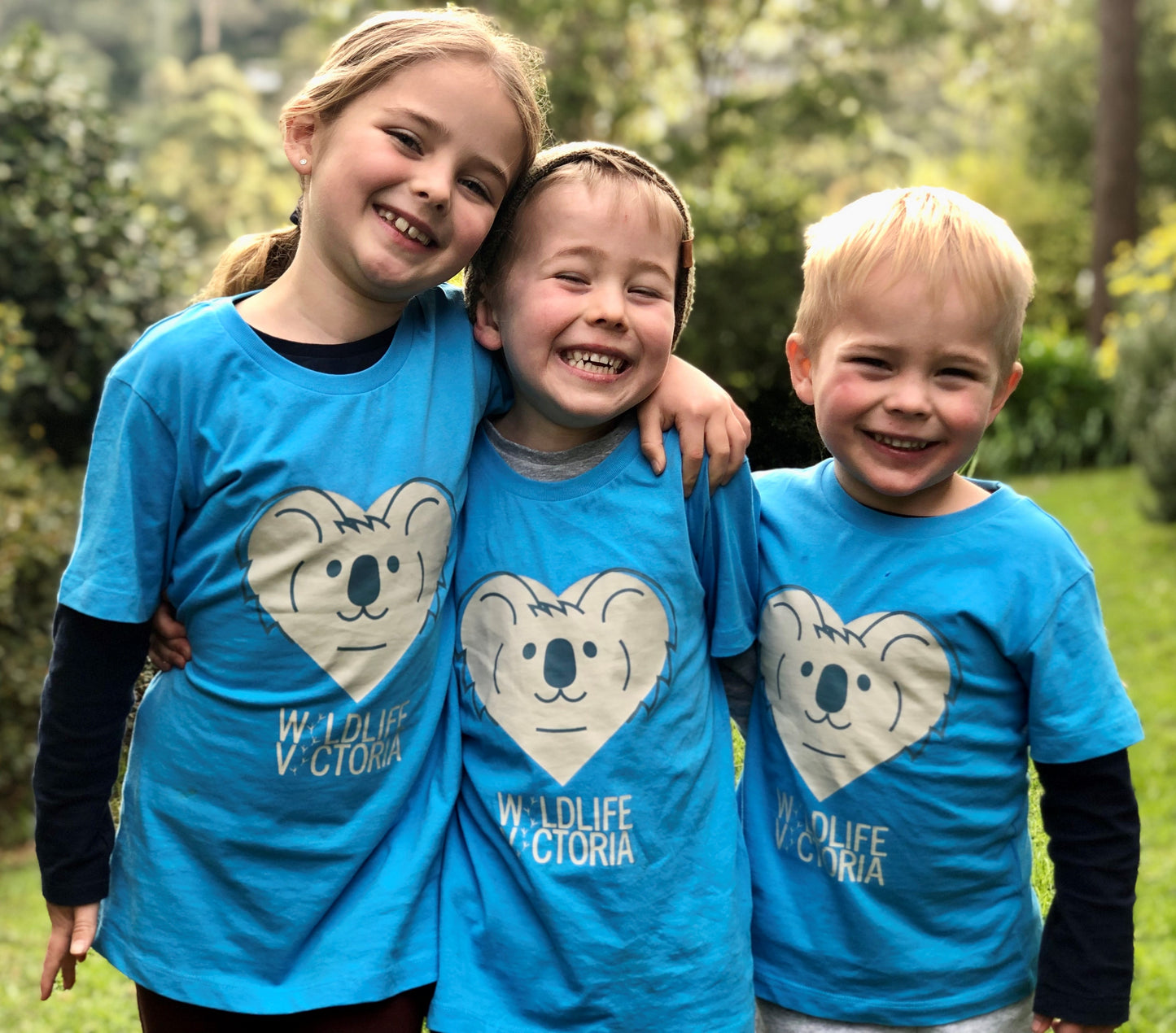 Kids Koala Love T-shirt - Blue - Fair-trade