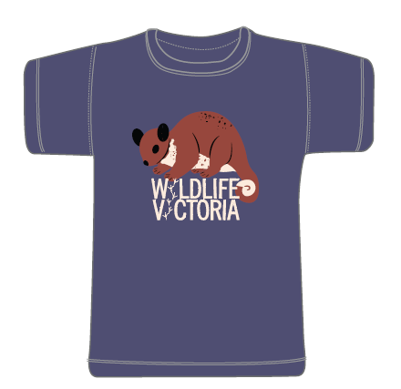 Kids ringtail possum T-shirt - Navy blue - Fair-trade