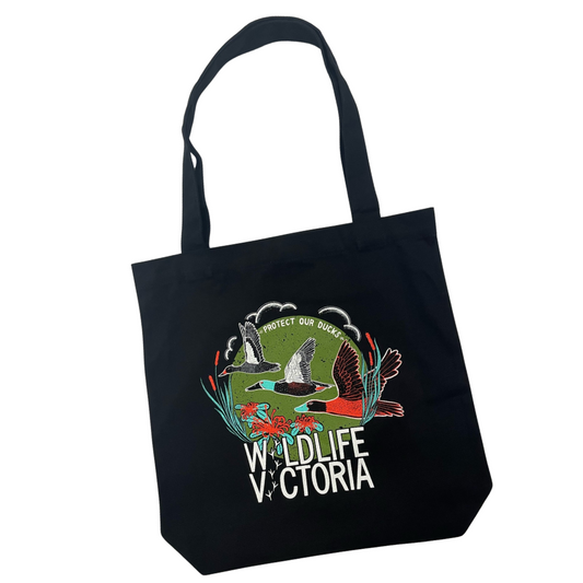 'Protect our Ducks' Heavyweight Canvas Tote Bag
