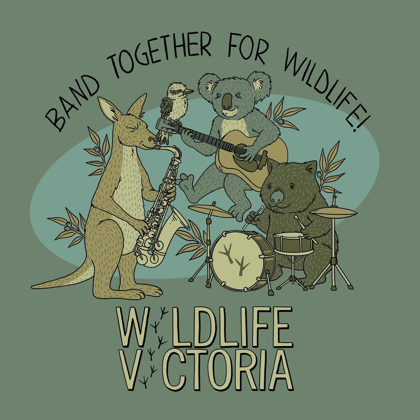 'Band Together For Wildlife' Kids T-shirt