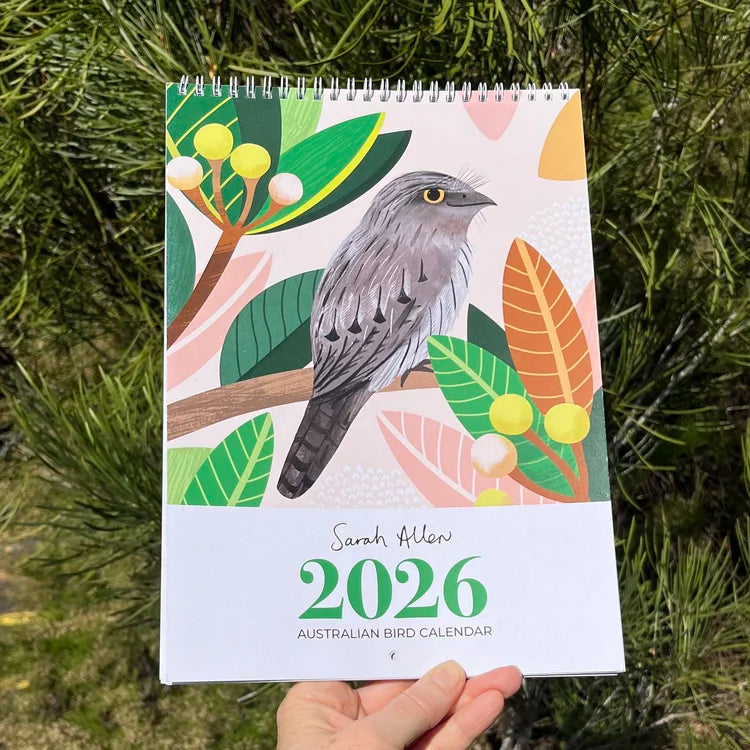 2026 Bird Calendar by Sarah Allen