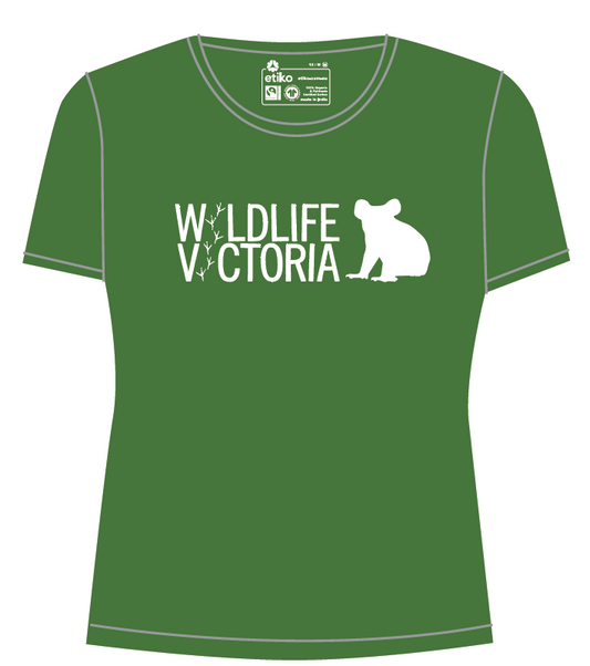 Wildlife Victoria Koala Fairtrade T-shirt - Fitted cut/Women's
