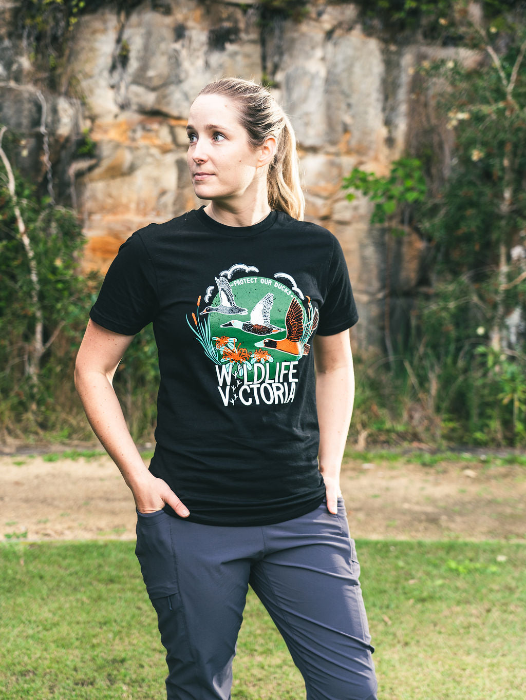 'Protect Our Ducks' Organic Cotton T-shirt