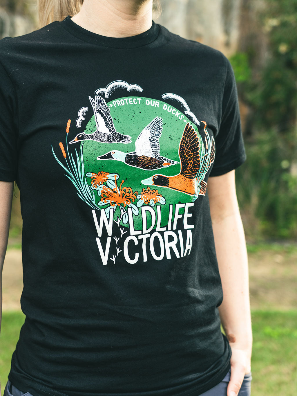 'Protect Our Ducks' Organic Cotton T-shirt